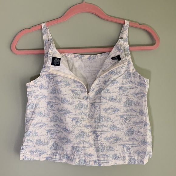 Vintage toile tank top - Picture 2 of 6